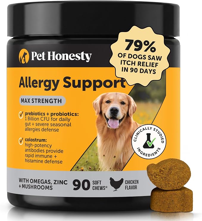 Max Strength Dog Allergy Relief Immunity Chews by PetHonesty