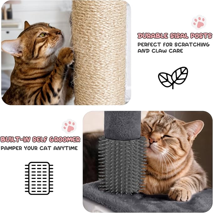 MoNiBloom 77 Inch Cat Tree Tower - Image 6