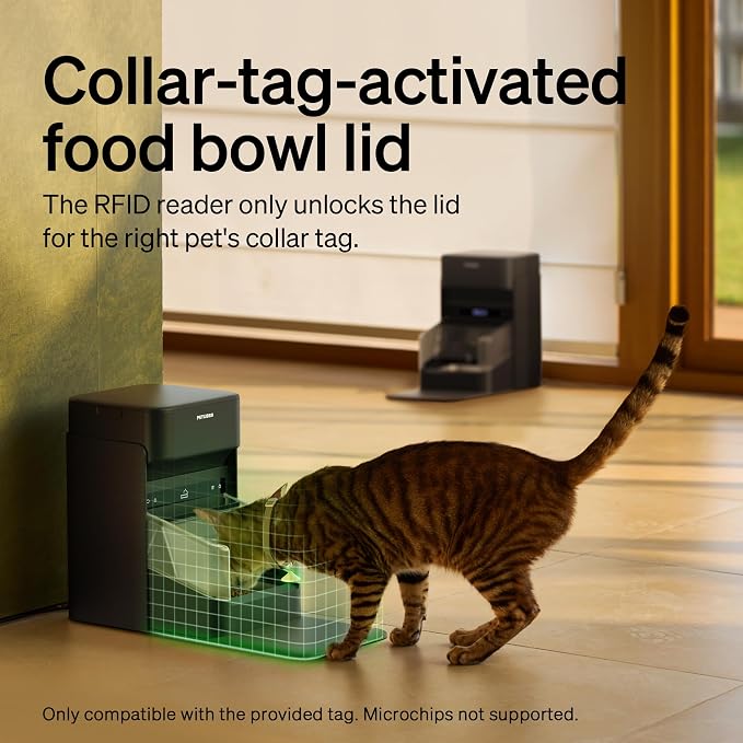 PETLIBRO RFID Cat Feeders for 2 Cats, Collar Sensor for Personalized Meals - Image 2