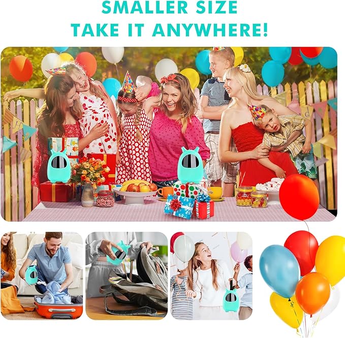 Balloon Pump Electric, SPLAKS Balloons Inflator Air Pump Portable Balloon Blower for Garland Arch, Party Decoration