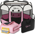 Siedihit Dog Cat Playpen, Puppy Pet Playpen Indoor by Siedihit