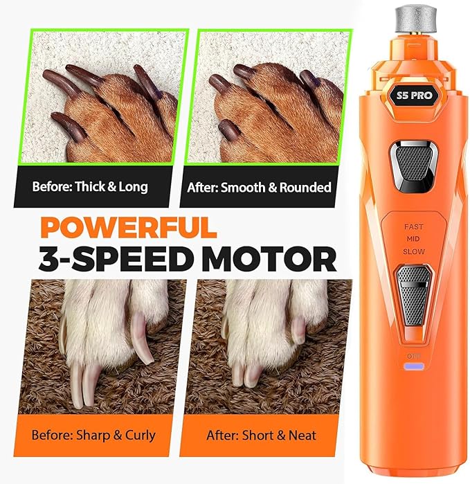 Whisper Quiet Dog Nail Grinder - Image 4