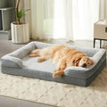 Orthopedic Dog Beds for Large Dogs, Waterproof Dog Bed, Egg Crate Foam Bed for by LEXTRO
