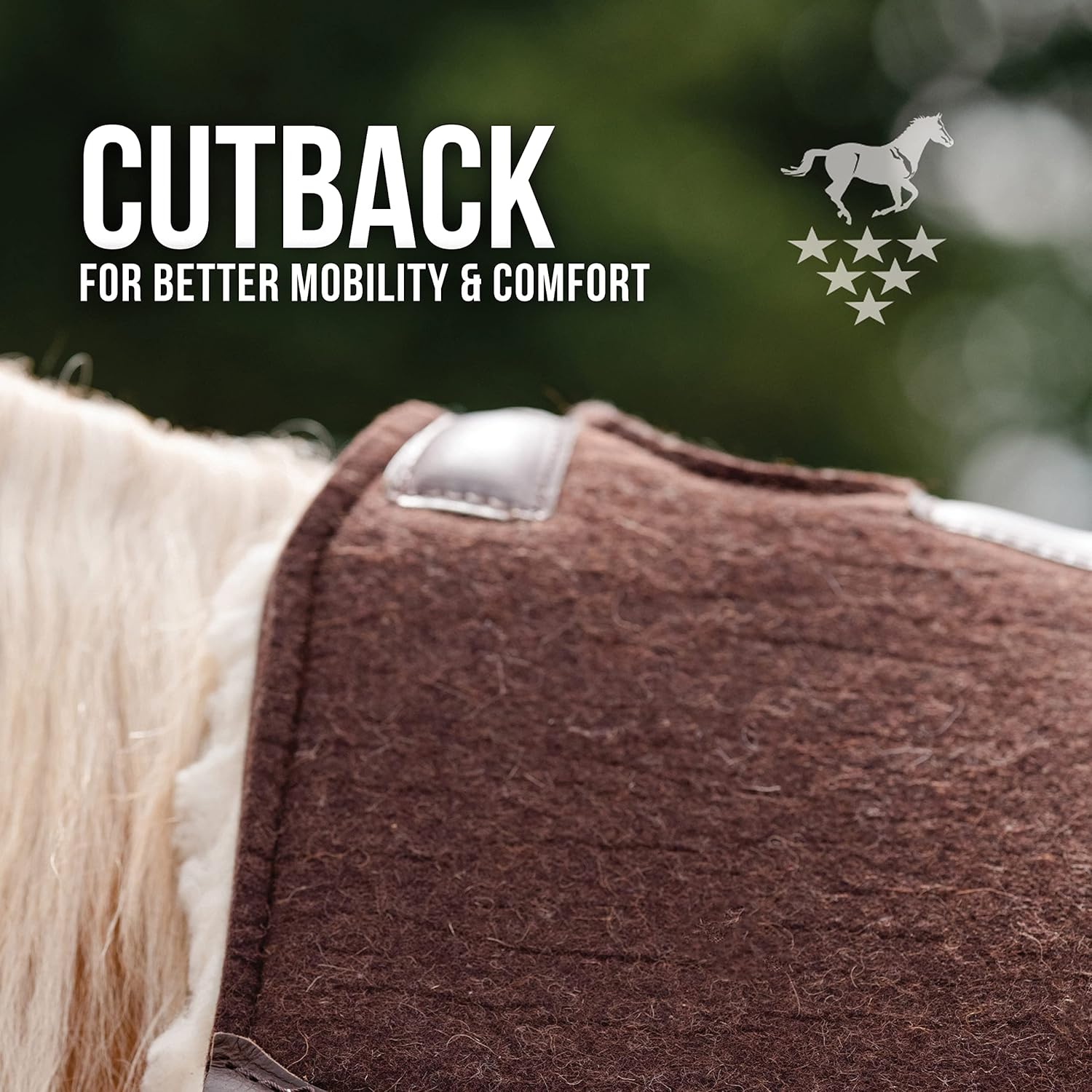 Professional's Choice 100% Steam-Pressed Wool Felt Saddle pad