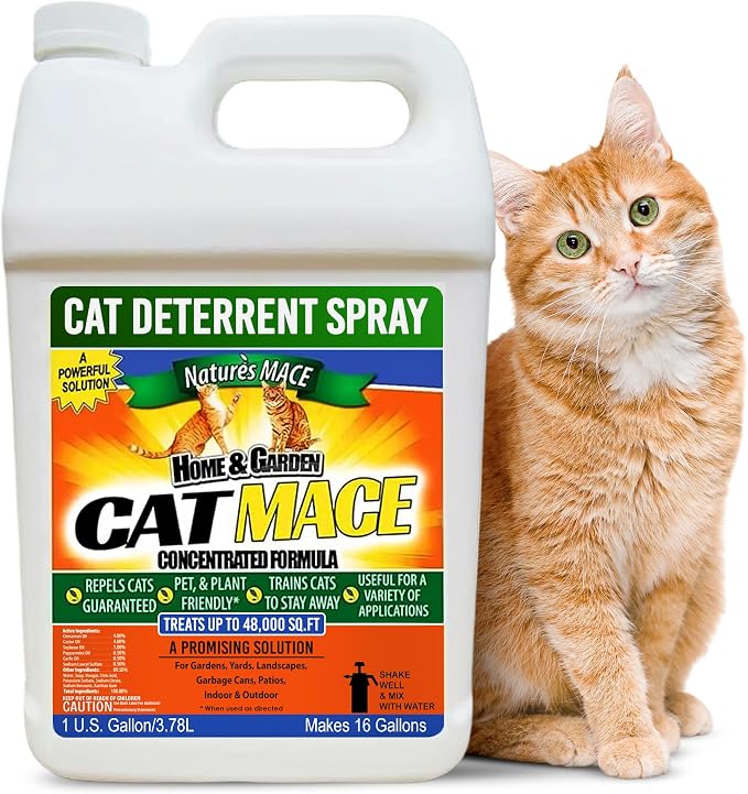 Nature's MACE Cat Mace Cat Repellent, Training Liquid Deterrent Tool, Makes 16 by NaturesMACE