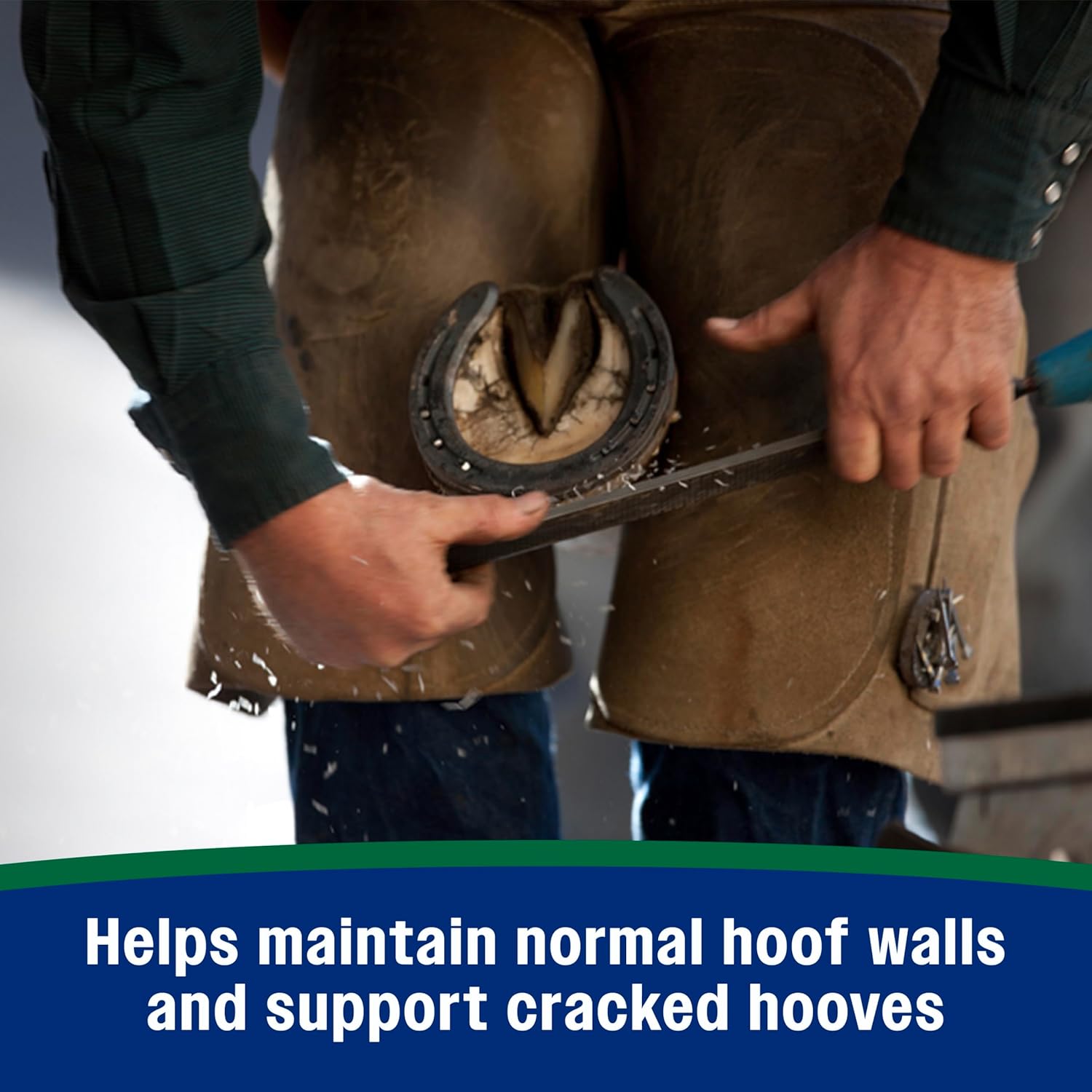 Farnam Horseshoer's Secret Pelleted Hoof Supplement for horses promotes healthy hoof growth, 22 lb., 60 day supply
