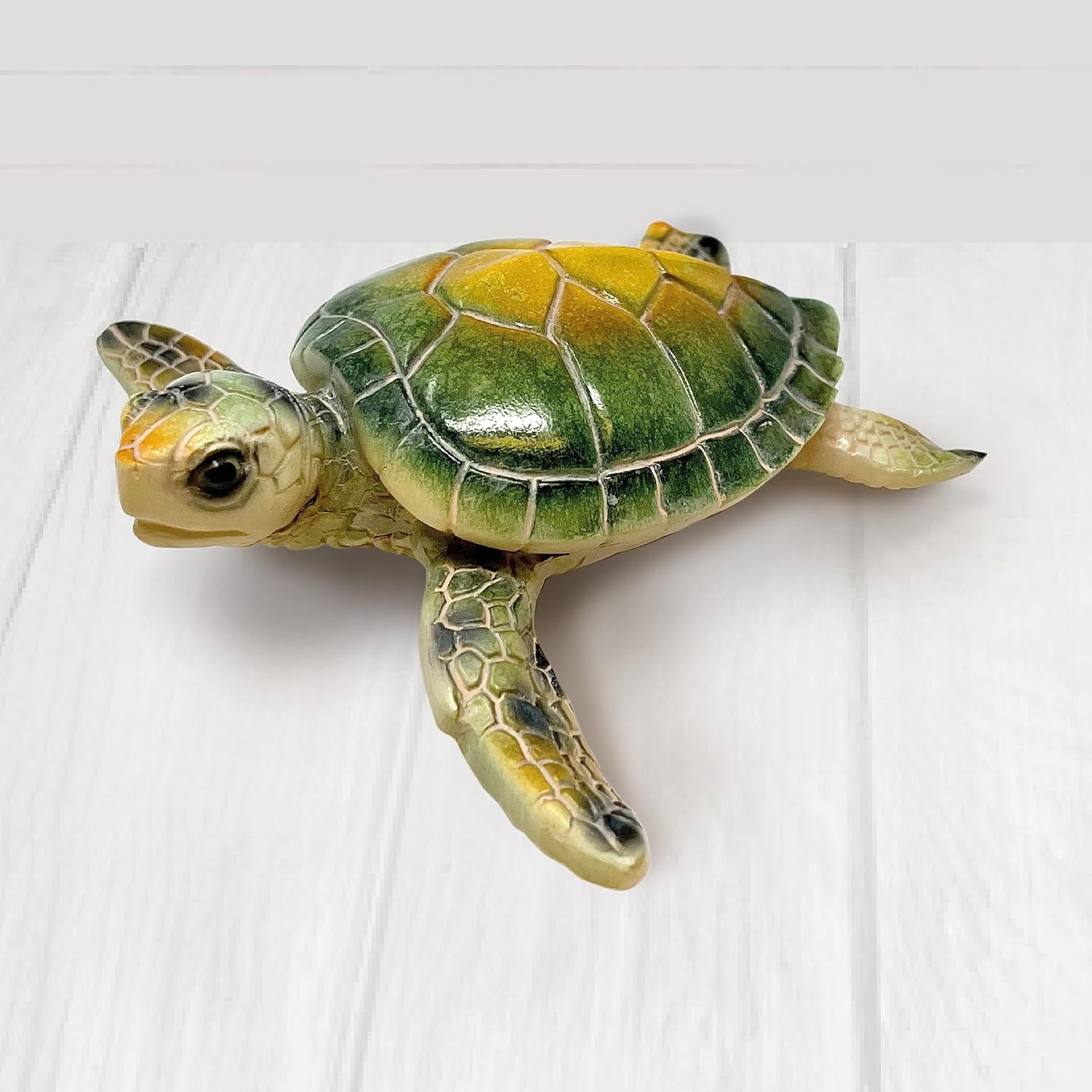 Sea Turtle Figurine - Sea Turtles Bathroom Décor & Beachy Room Decor Accent - Mother's Day, Birthday for Women
