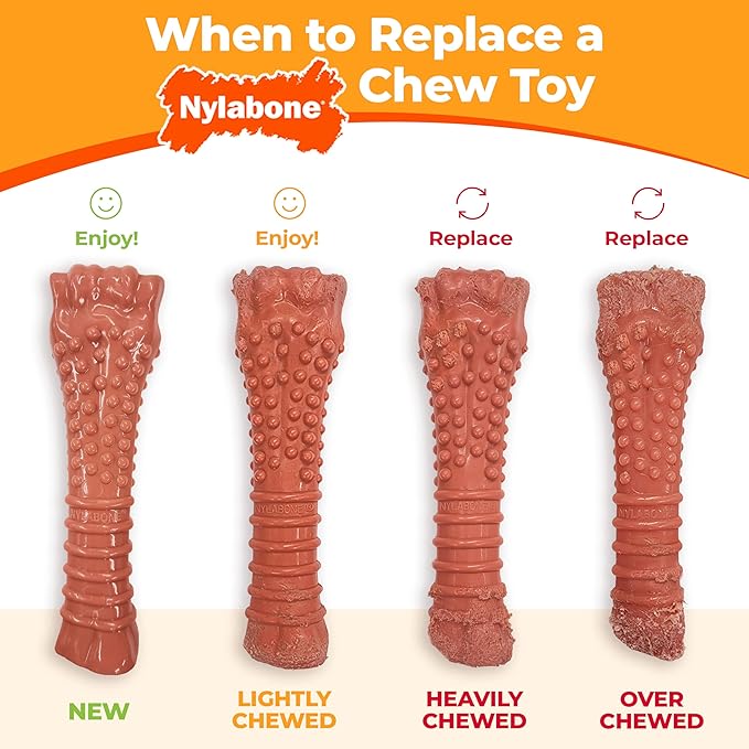 Nylabone Power Chew Classic Bone Chew Toy - Image 9