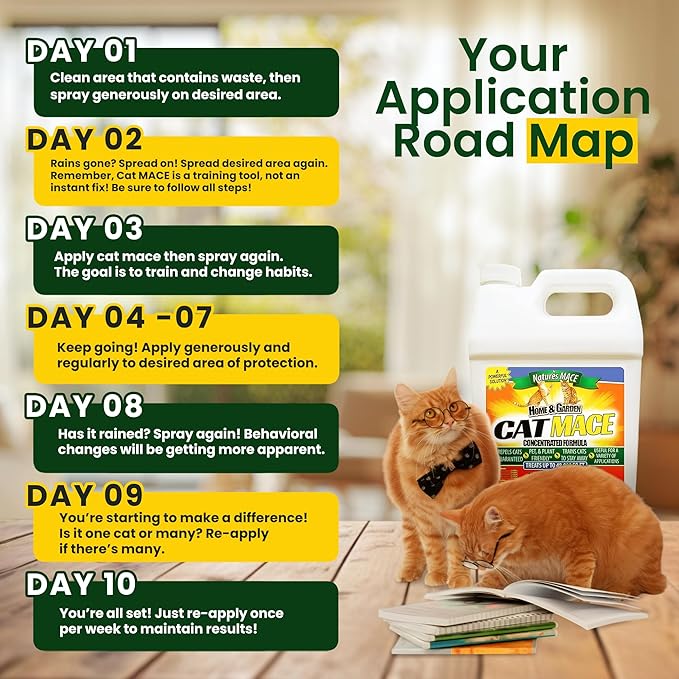 Nature's MACE Cat Mace Cat Repellent, Training Liquid Deterrent Tool, Makes 16 - Image 3