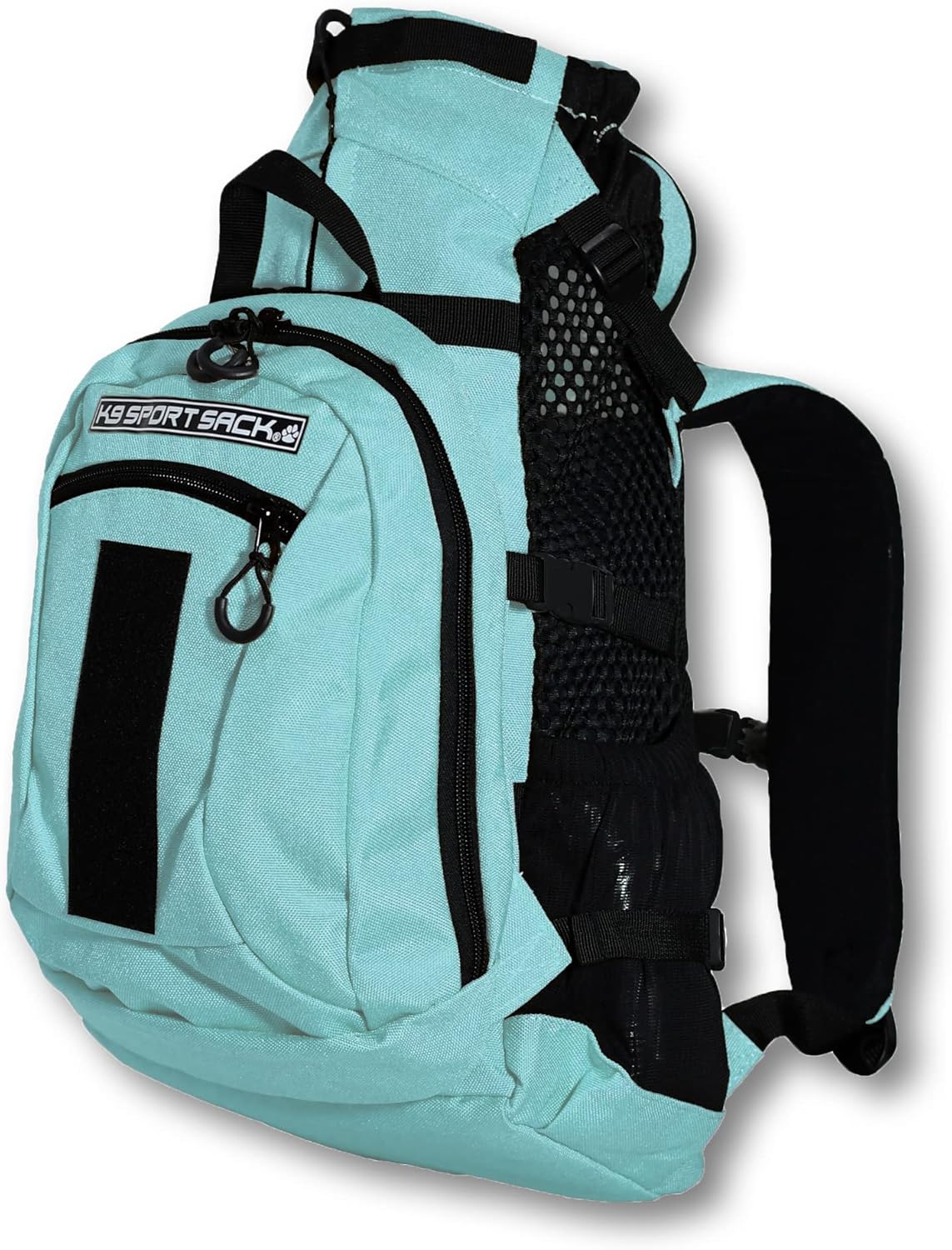 K9 Sport Sack Plus 2 - Medium, Summer Mint - Ideal for Dogs 17-19” Long - Adjustable, Backpack-Style Carrier with Multi-Functional Storage Pack, Thick Shoulder Straps & Padded Back Panel