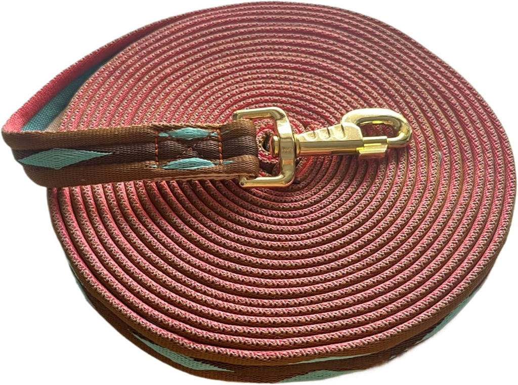 Premium Horse Training Lunge Line with Alloy Trigger Buckle for Accurate Equestrian Training of 26 Foot (8 Meters)