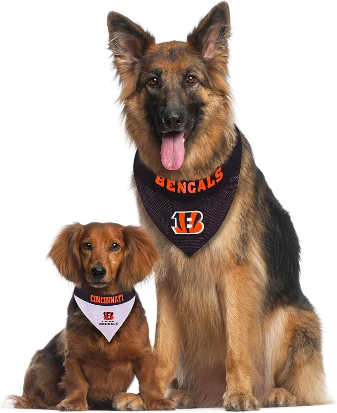 Pets First NFL Cincinnati Bengals Reversible Bandana Size XX-Large - Image 4