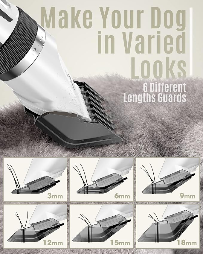oneisall Dog Clipper Low Noise, Dog Grooming Kit - Image 5