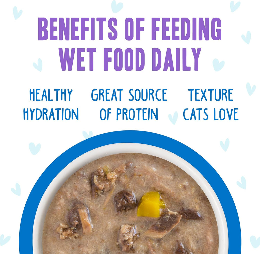 Weruva B.F.F. OMG - Best Feline Friend Oh My Gravy!, Love Munchkin! with Chicken & Pumpkin in Gravy Cat Food, 5.5oz Can (Pack of 8)
