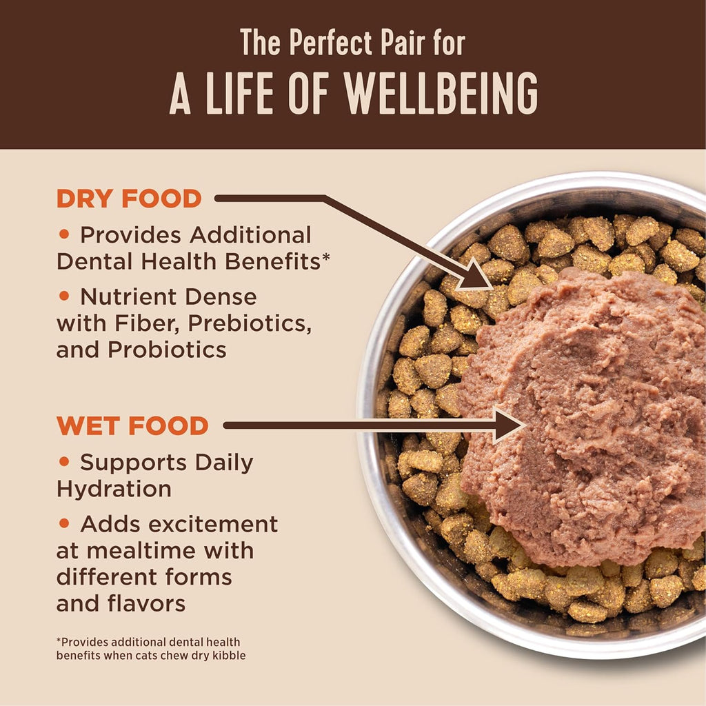 Wellness CORE+ Hairball Adult Dry Cat Food for Indoor & Outdoor Cats, Grain Free, Natural, Chicken and Chicken Meal (4.75 Pound Bag)