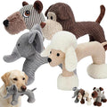 Linen Safari Companions, Squeaky Dog Chew Animals, by Unknown
