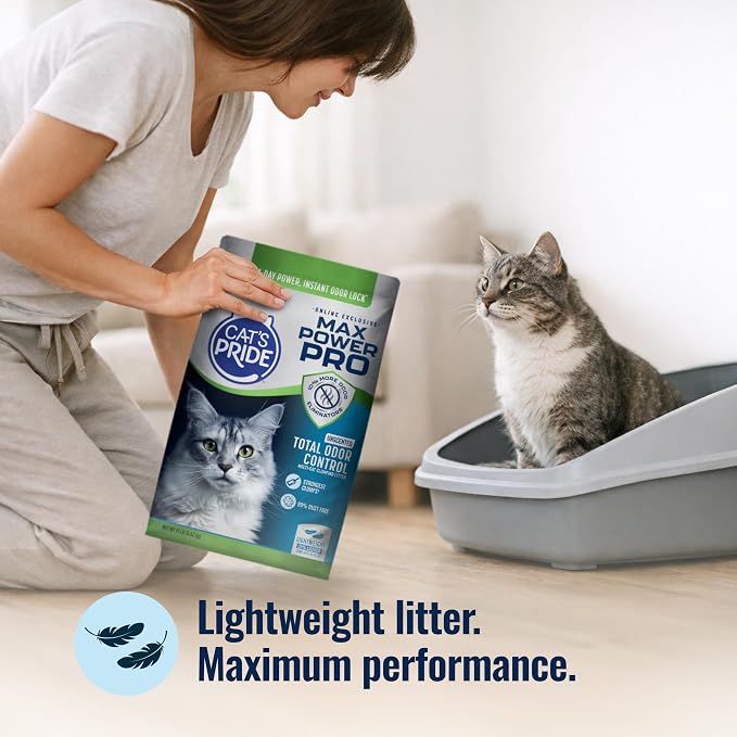 Cat's Pride Max Power Pro Lightweight Cat Litter, Unscented - Image 4