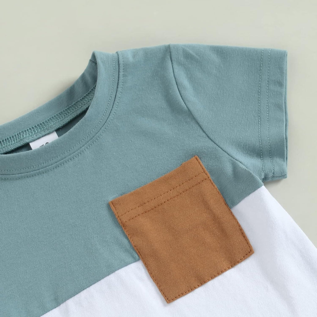 Mubineo Infant Toddler Baby Boy Summer T Shirt Shorts Outfits Short Sleeve Tee Tops Clothes Set
