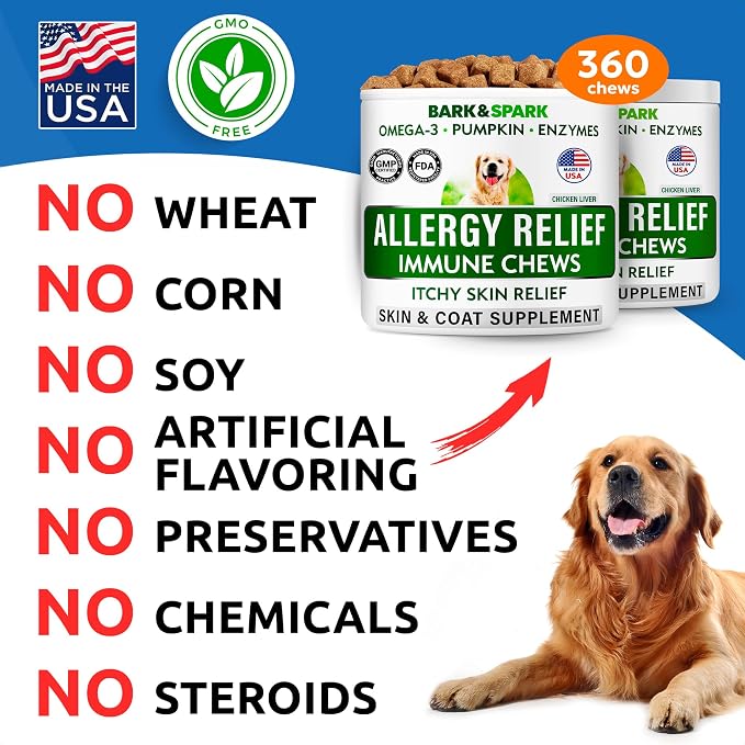 BARK&SPARK Dog Allergy Relief Soft Chews - Image 6