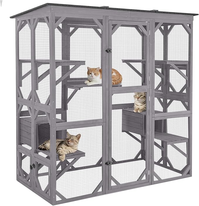 Aivituvin Catio Outdoor Cat Enclosure by Aivituvin