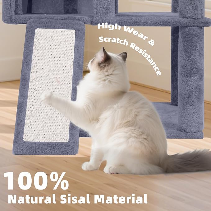 TWDEPART 55" All-in-One Cat Tree Tower - Image 4