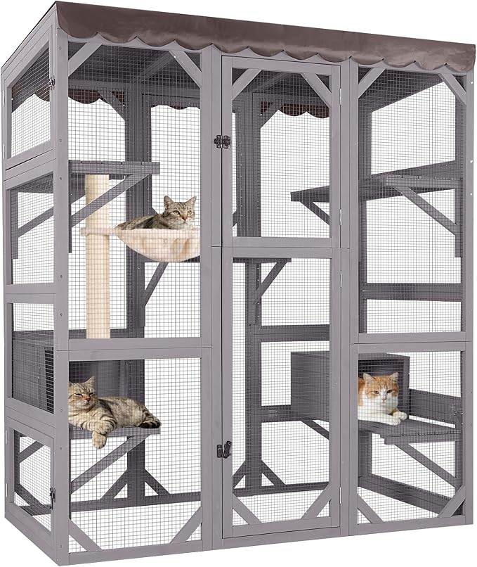 Aivituvin Catio Outdoor Cat Enclosure by Aivituvin
