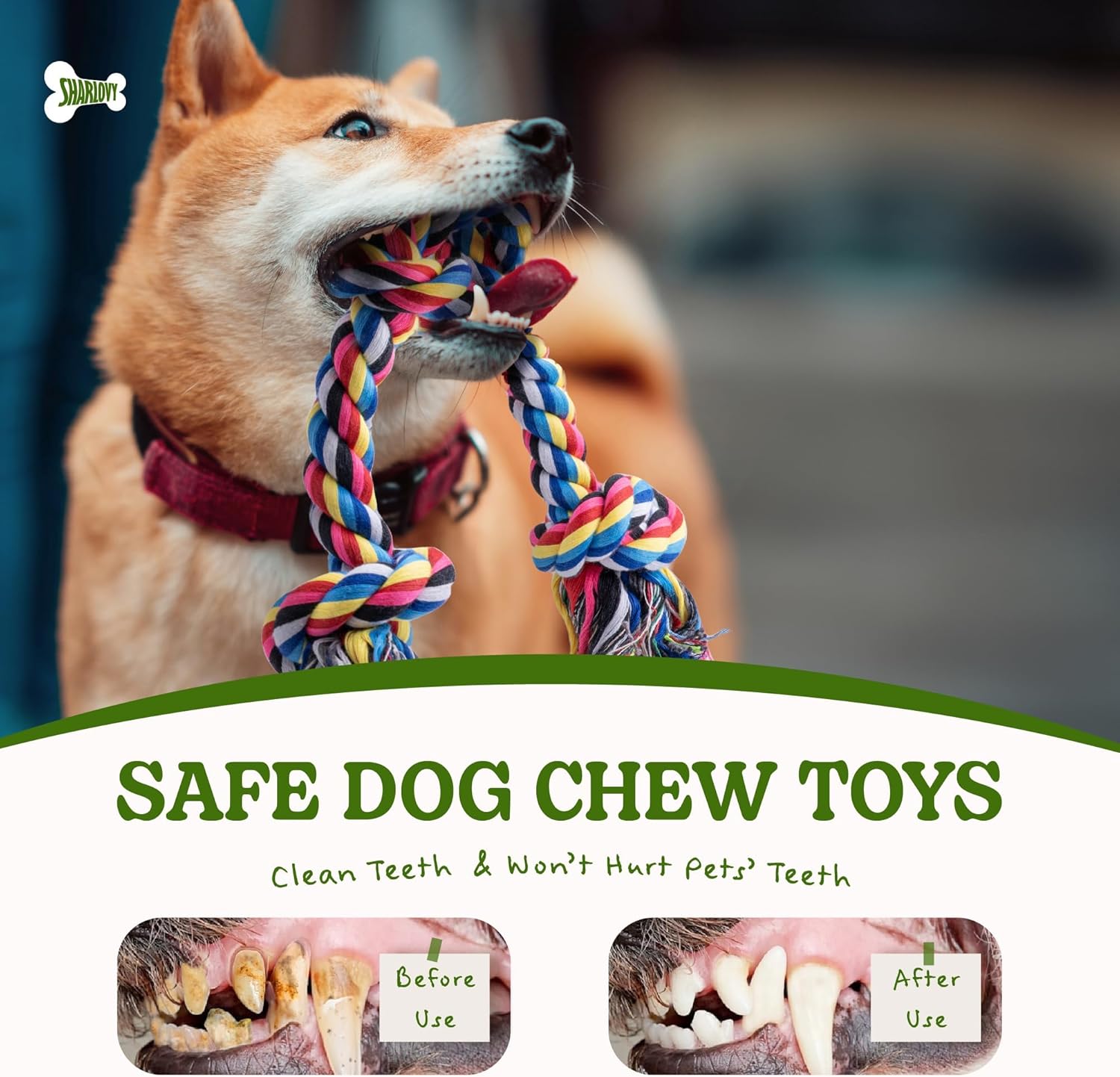 Dog Rope Toy for Large Dogs, 2 Pack Heavy Duty Dog Chew Toys for Aggressive Chewers, Indestructible Dog Toys for Super Chewer, Durable Tug of War Pet Toy for Medium to Large Breed Teeth Cleaning