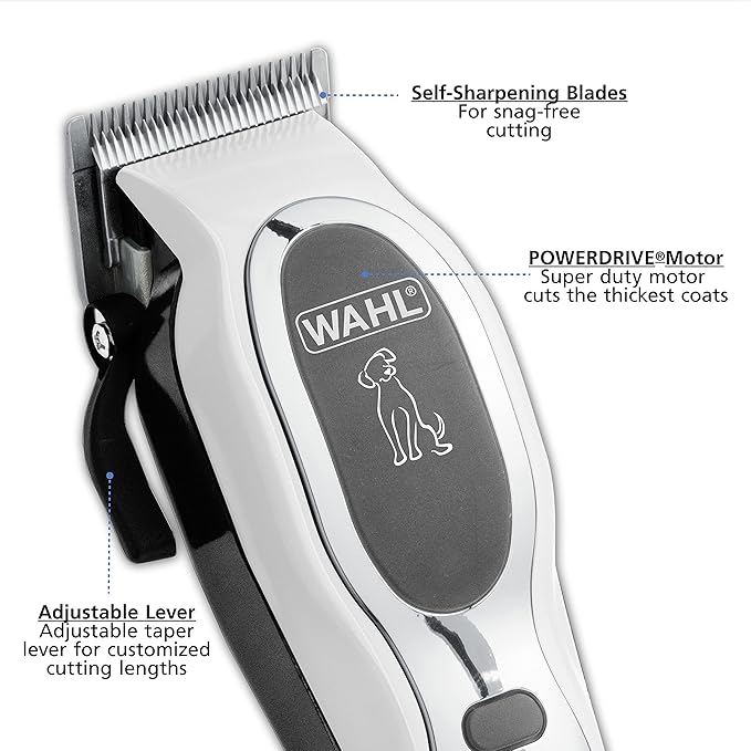 Wahl USA Pet-Pro Corded Clipper & Battery Trimmer Pet Grooming Combo Kit - Image 2