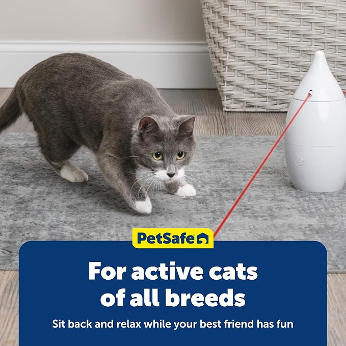 PetSafe Zoom Rotating Laser Cat Toy Includes 2 Interactive Laser Lights - Image 6