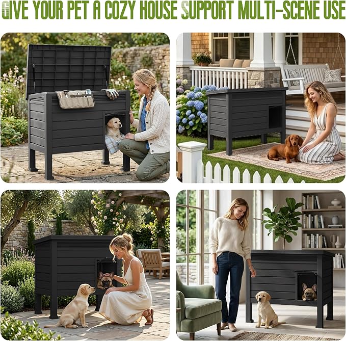 DRATO Indoor & Outdoor Resin Dog House - Image 7