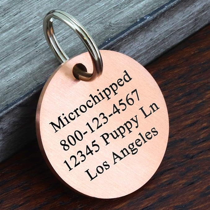 Ultra Joys Dog ID Tag, Custom Dog Tag Personalized Cat Tag, Pet ID Tag - Image 4