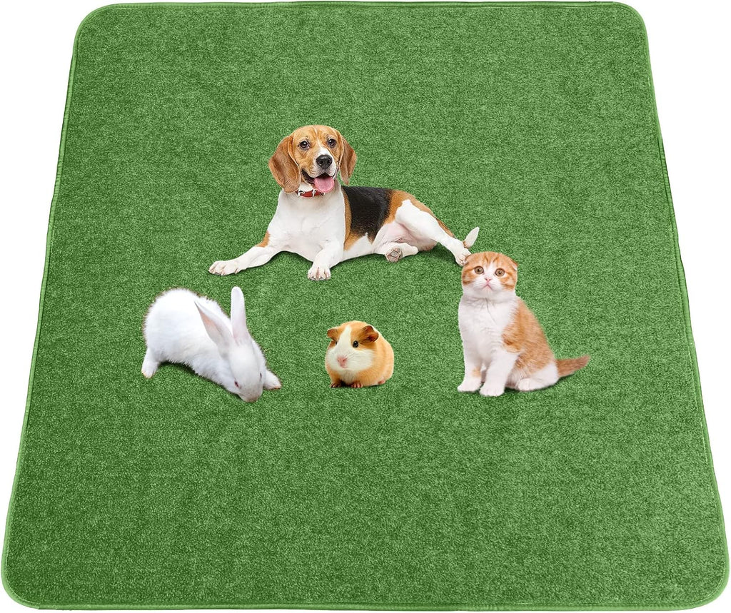 Washable Pee Pads for Dogs, Extra Large Reusable Dog Pee Pad, Waterproof Pet Mat, Dog Playpen Mats for Puppy Training Whelping Playpen Pads