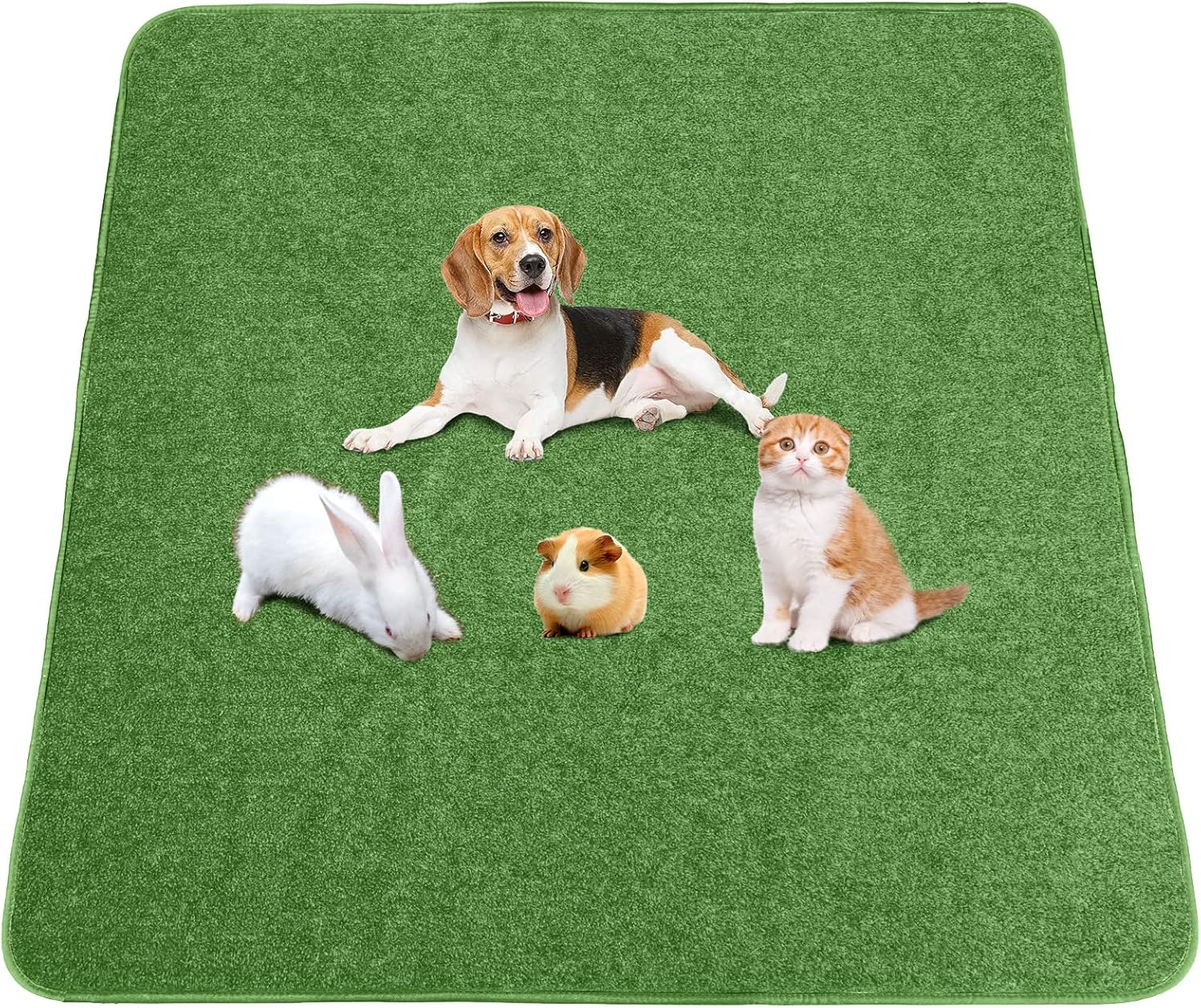 Washable Pee Pads for Dogs, Extra Large Reusable Dog Pee Pad, Waterproof Pet Mat, Dog Playpen Mats for Puppy Training Whelping Playpen Pads