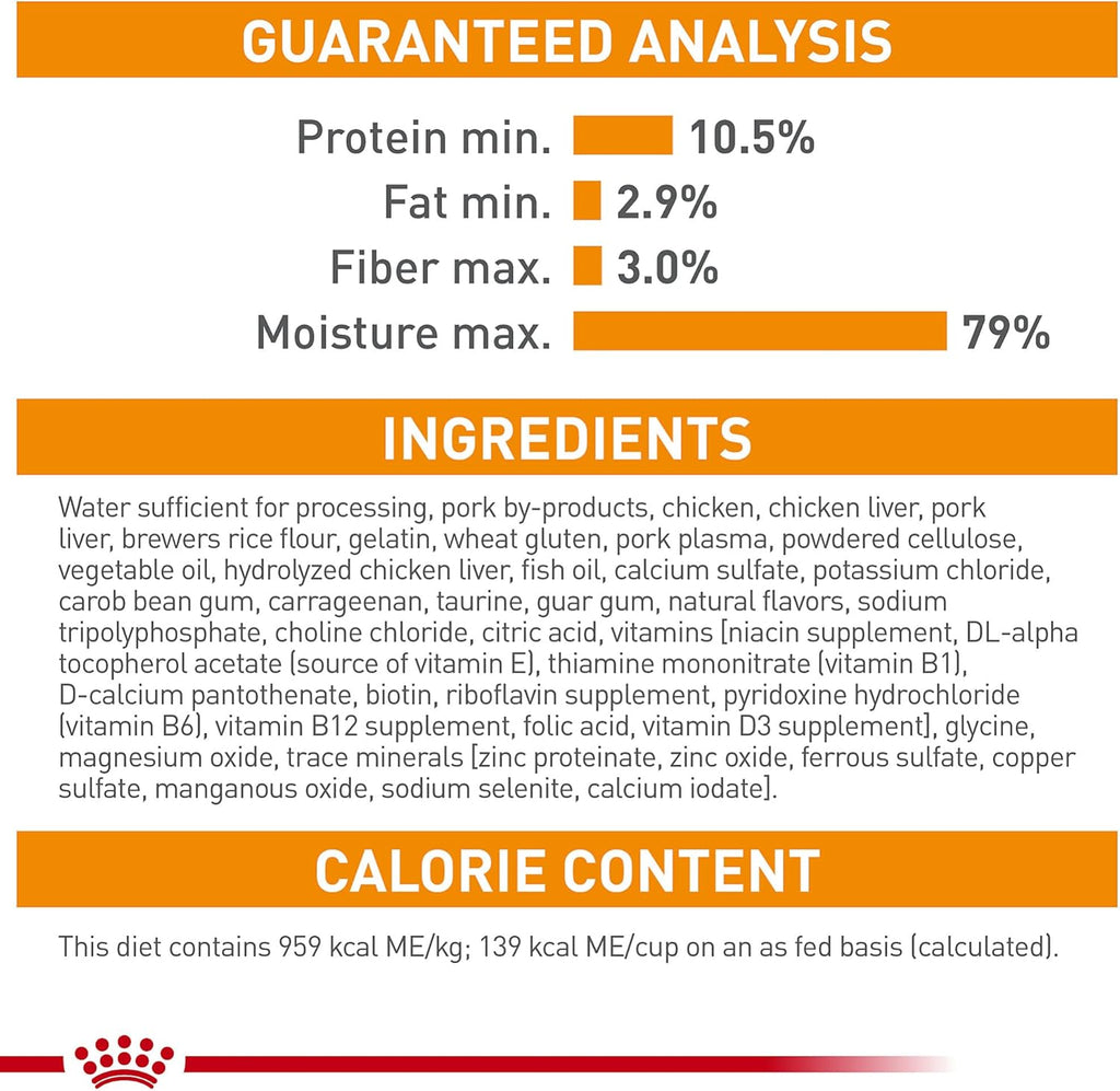 Royal Canin Feline Care Nutrition Hair & Skin Care Loaf in Sauce Canned Cat Food, 5.1 oz can (24-count)