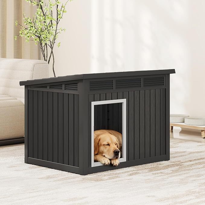 Fancyango Large Dog House with Removable Roof - Image 7