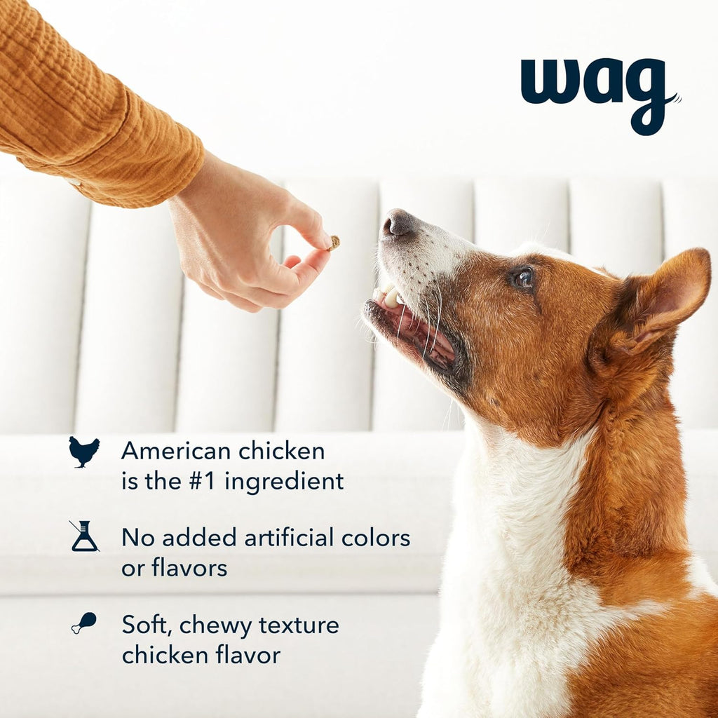 Amazon Brand - Wag Peanut Butter & Banana Flavor Training Treats for Dogs, 2 pound (pack of 1)