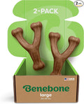 Benebone 2-Pack Wishbone Durable Dog Chew Toy by Benebone