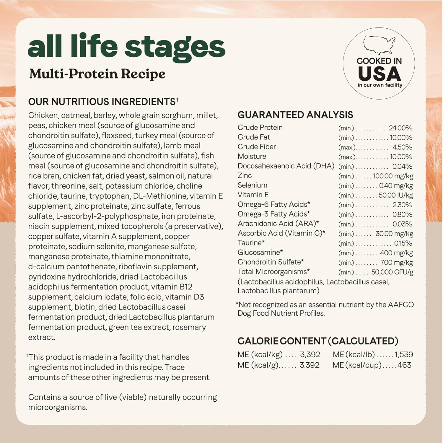 Canidae All Life Stages Multi-Protein Recipe with Chicken, Turkey, Lamb, and Fish – High Protein Premium Dry Dog Food for All Ages, Breeds, and Sizes– 40 lbs.