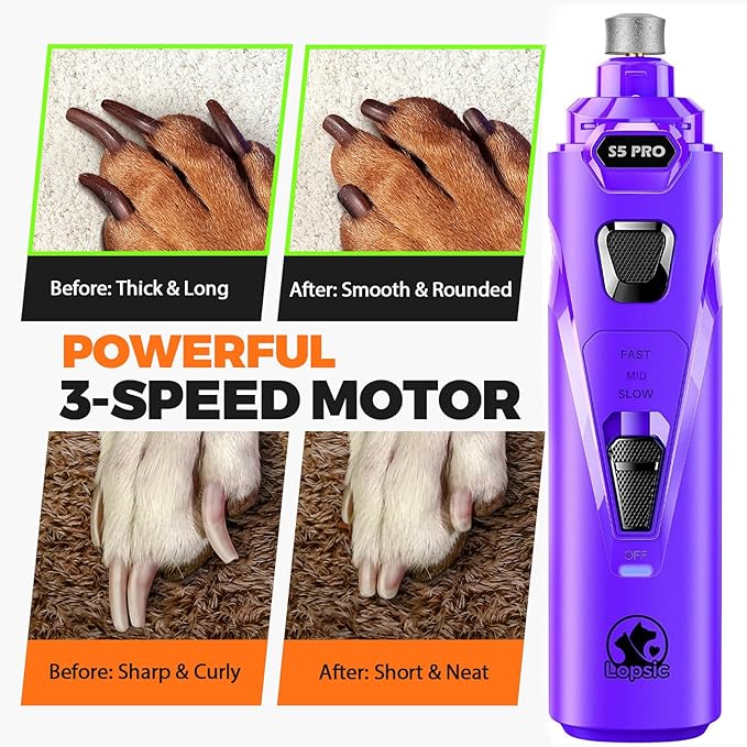Whisper Quiet Dog Nail Grinder - Image 3