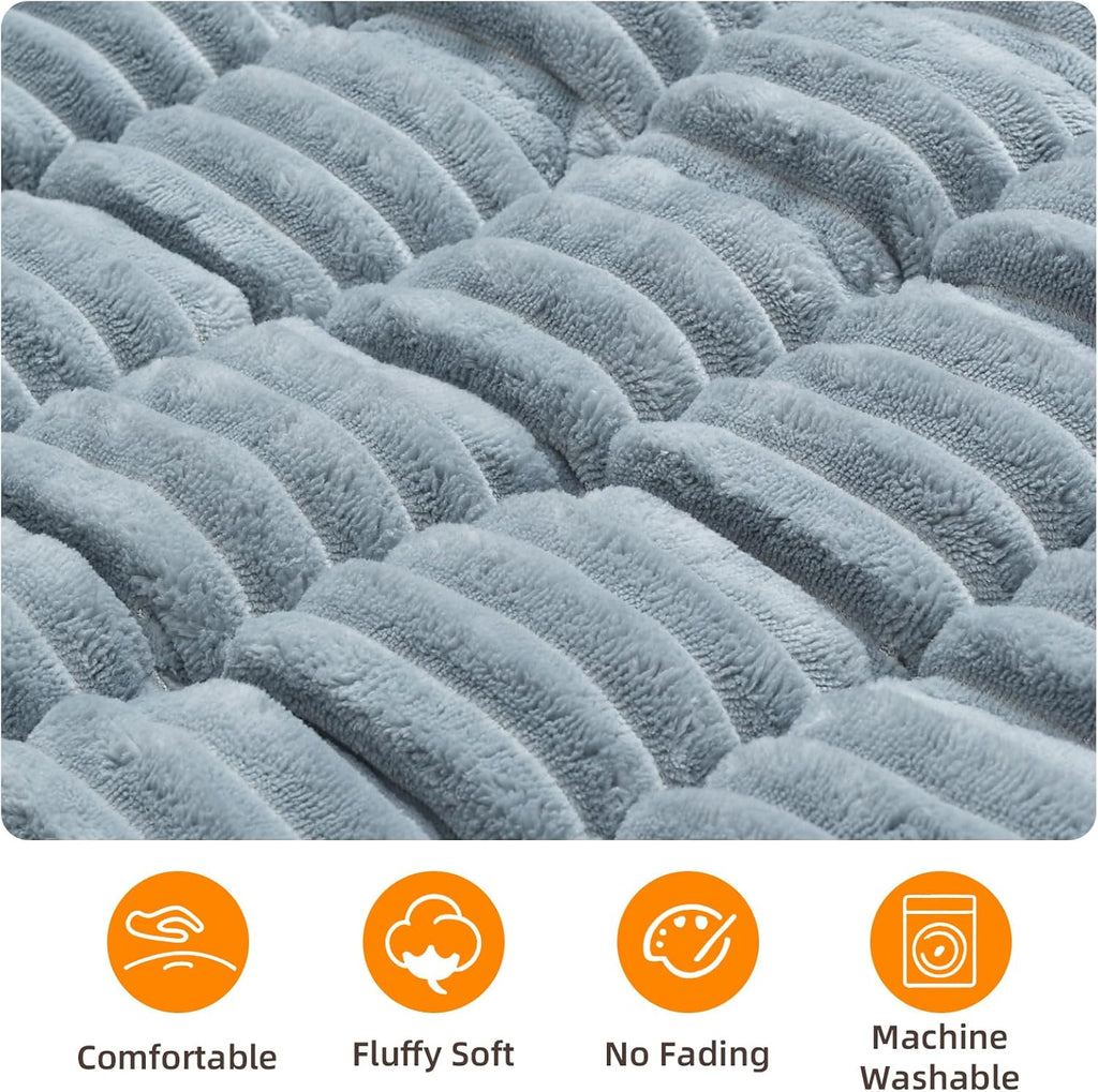 Dog Bed Mat for Car Back Seat Extenders, Washable Non-Slip Travel Cover for Back Seat - 24.8"x54", Grey