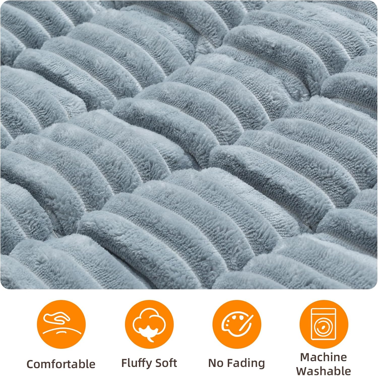 Dog Bed Mat for Car Back Seat Extenders, Washable Non-Slip Travel Cover for Back Seat - 24.8"x54", Grey