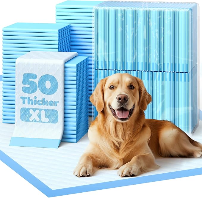 50-Pack Extra Large Thicker Pee Pads by Powools