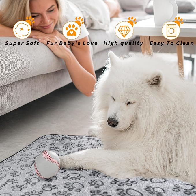 LOKOZ Small Dog Blanket for Medium Large Dogs Fleece Puppy Blanket Washable Dog - Image 6