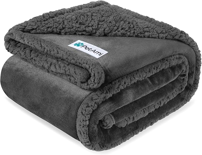 PetAmi Waterproof Dog Blanket for Small Medium Dog Puppy Cat Throw for Couch by PetAmi