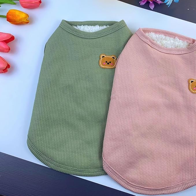 Fleece Cotton Cats & Dogs T-Shirts: Soft, Breathable & Stretchy Winter Vests - Image 3