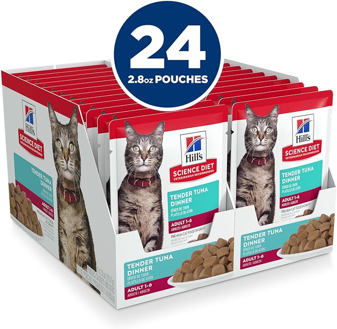 Hill's Science Diet Adult 1-6 Wet Cat Food, 2.8 oz. Pouches - Image 3