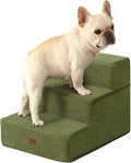 EHEYCIGA Dog Stairs for Small Dogs 13.5" H, 3-Step Dog Steps for Couch Sofa and by EHEYCIGA