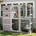 Aivituvin Catio Cat Enclosure Large Window Cat House by Aivituvin