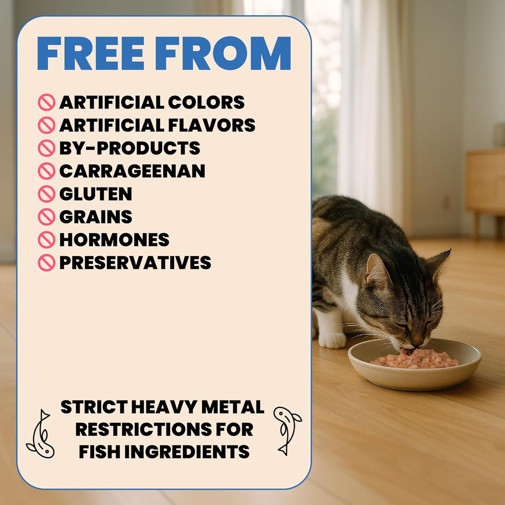 almo nature Wet Cat Food HQS Complete Land and Sea - Variety Pack Grain Free, Highly Digestible, Hormone Free, Preservative Free, 2.47-oz 24 Pack