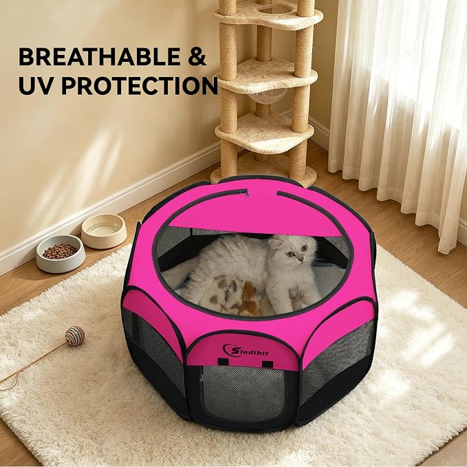 Siedihit Dog Playpen, Puppy Pet Playpens Indoor - Image 5